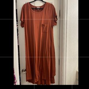 Beautiful rust colored XL Carly LuLaRoe